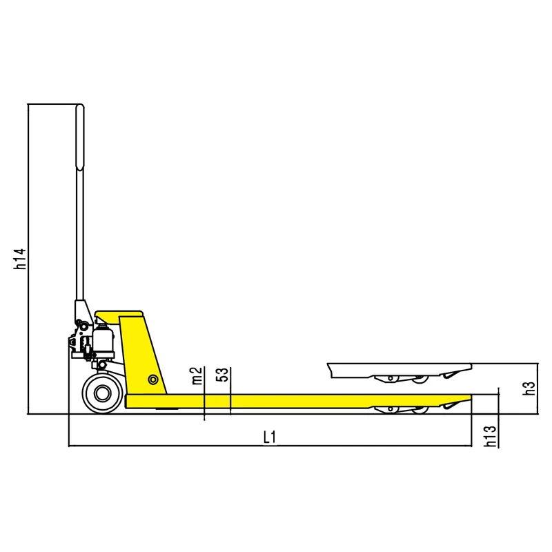 Economic Hand Pallet Truck (RPV2000E) 2000 kg - view 2