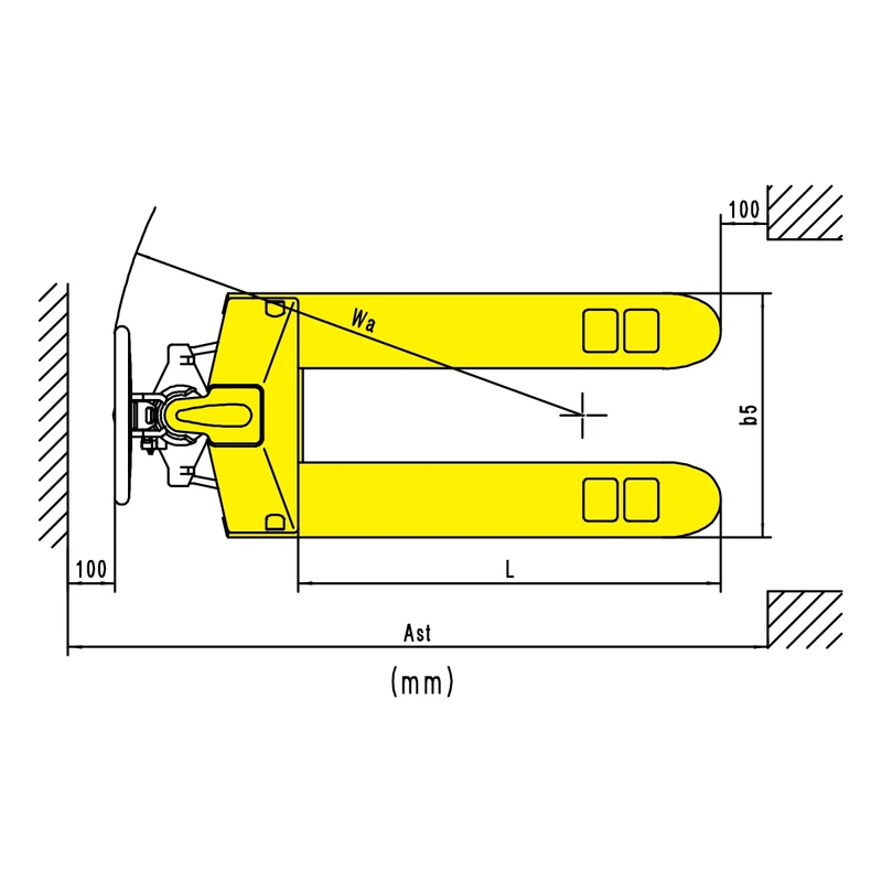 Heavy Duty Hand Pallet Truck (RPV5000HD) 5000 kg - view 3