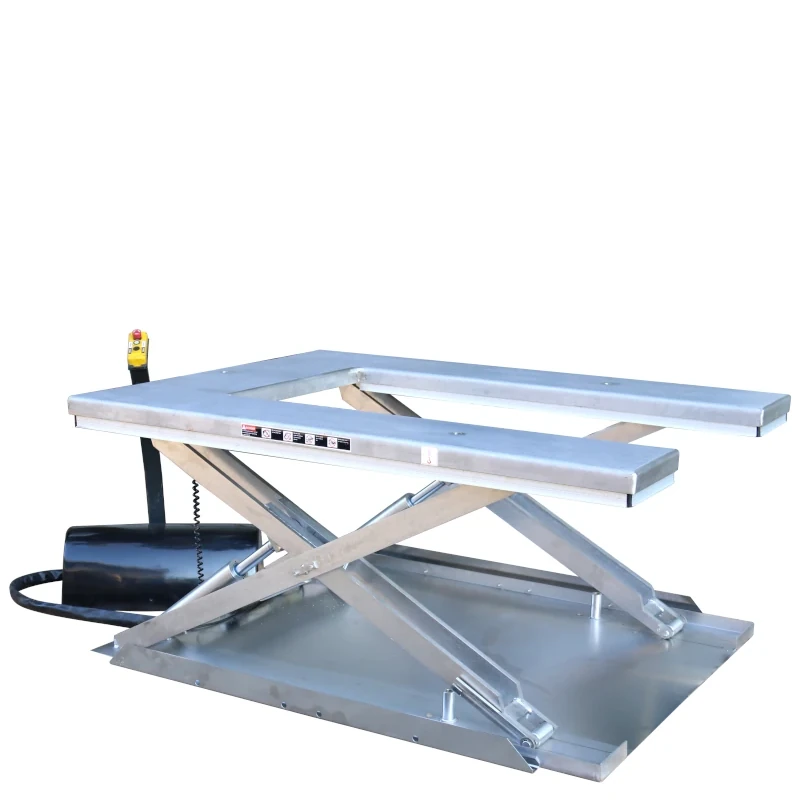 Stainless Steel U-Shaped Lift Table AISI 304 (UHS1000S) 1000 kg