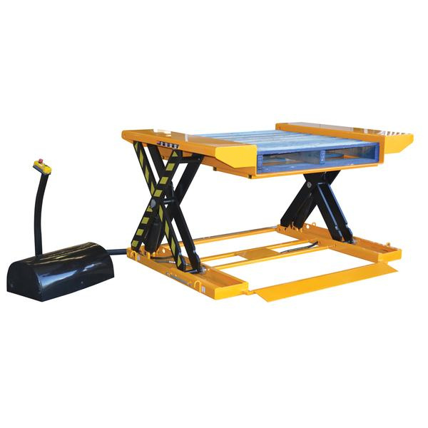 Ultra Low-Profile Lift Table with Ramp (NPSU) 500-1500 kg